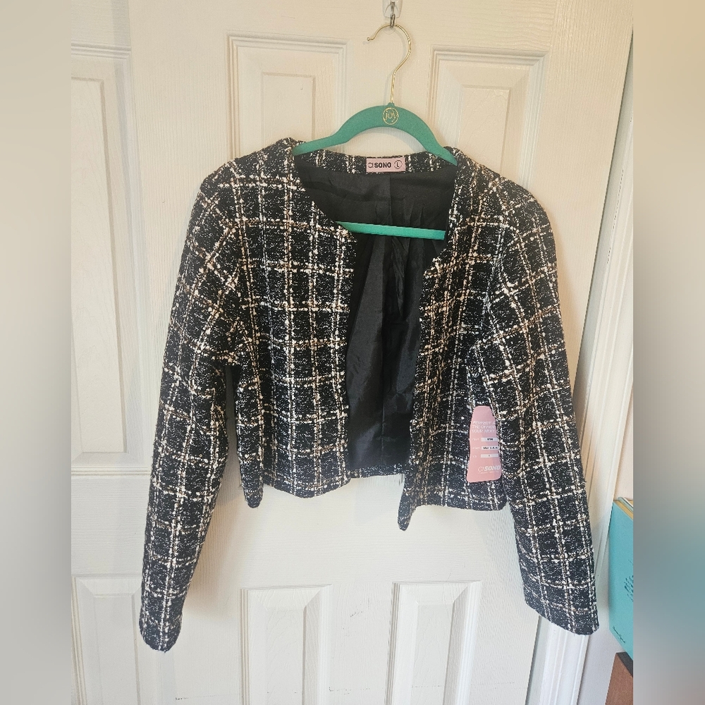 Black and White Women's Jacket